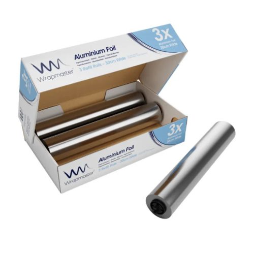 Wrapmaster Compact alufólia 30cmx90m Alufólia utántöltő (3 tekercs/karton) NEW